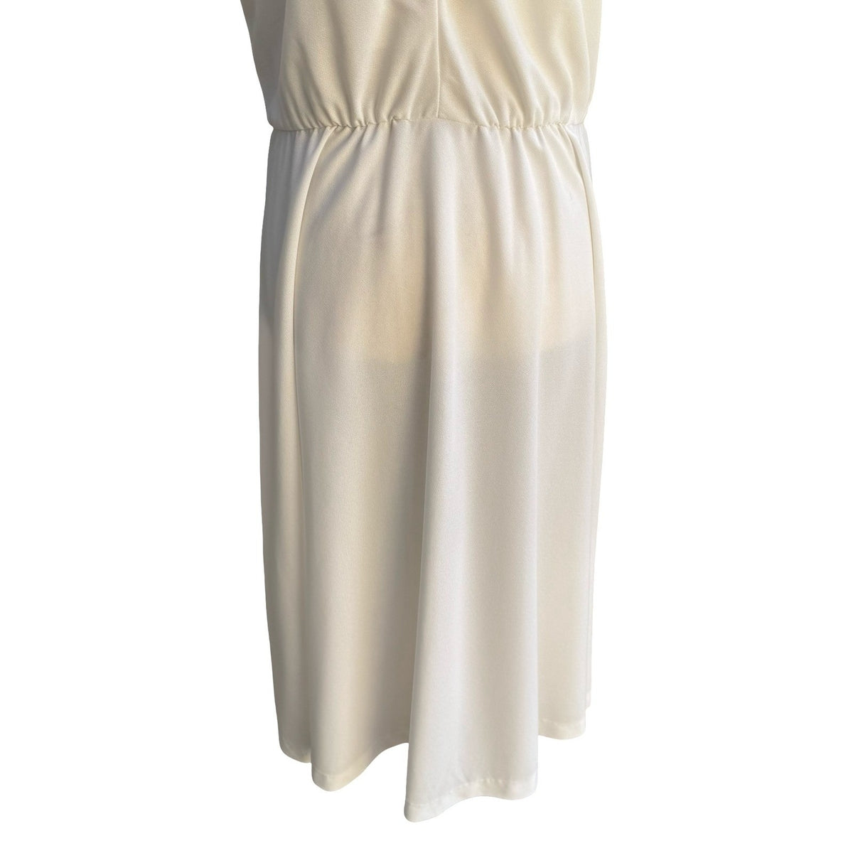 Franky B Vintage Coquette Cottagecore Victorian Ruffle Neck Modest Midi Dress