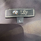 Switch Lily Vintage Y2K Floral Black Pink Womens Flowy Stretch Lightweight Boho Skirt L 2 image