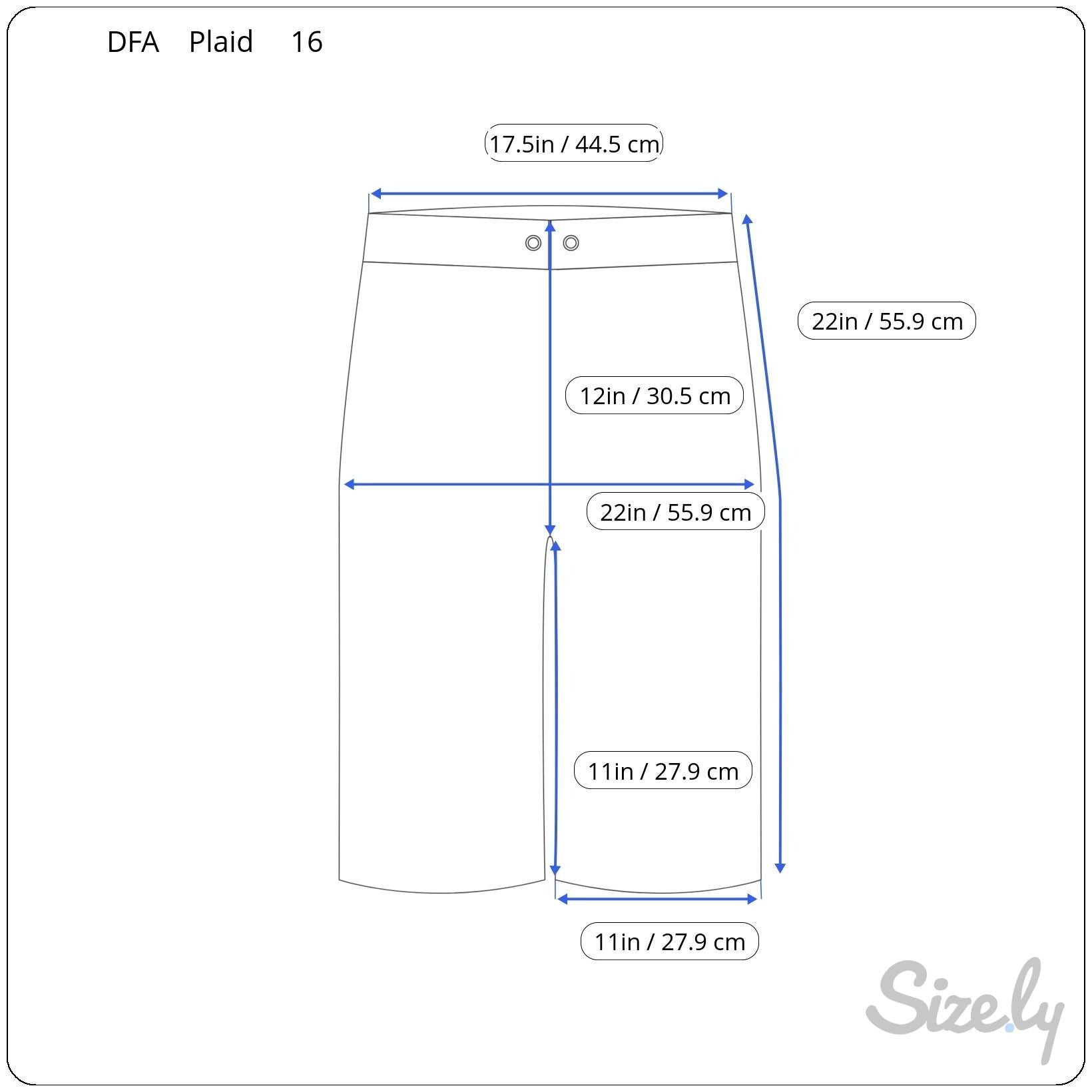 DFA New York Mens Blue White Plaid Preppy Golf Flat Front Cotton Casual Shorts 16