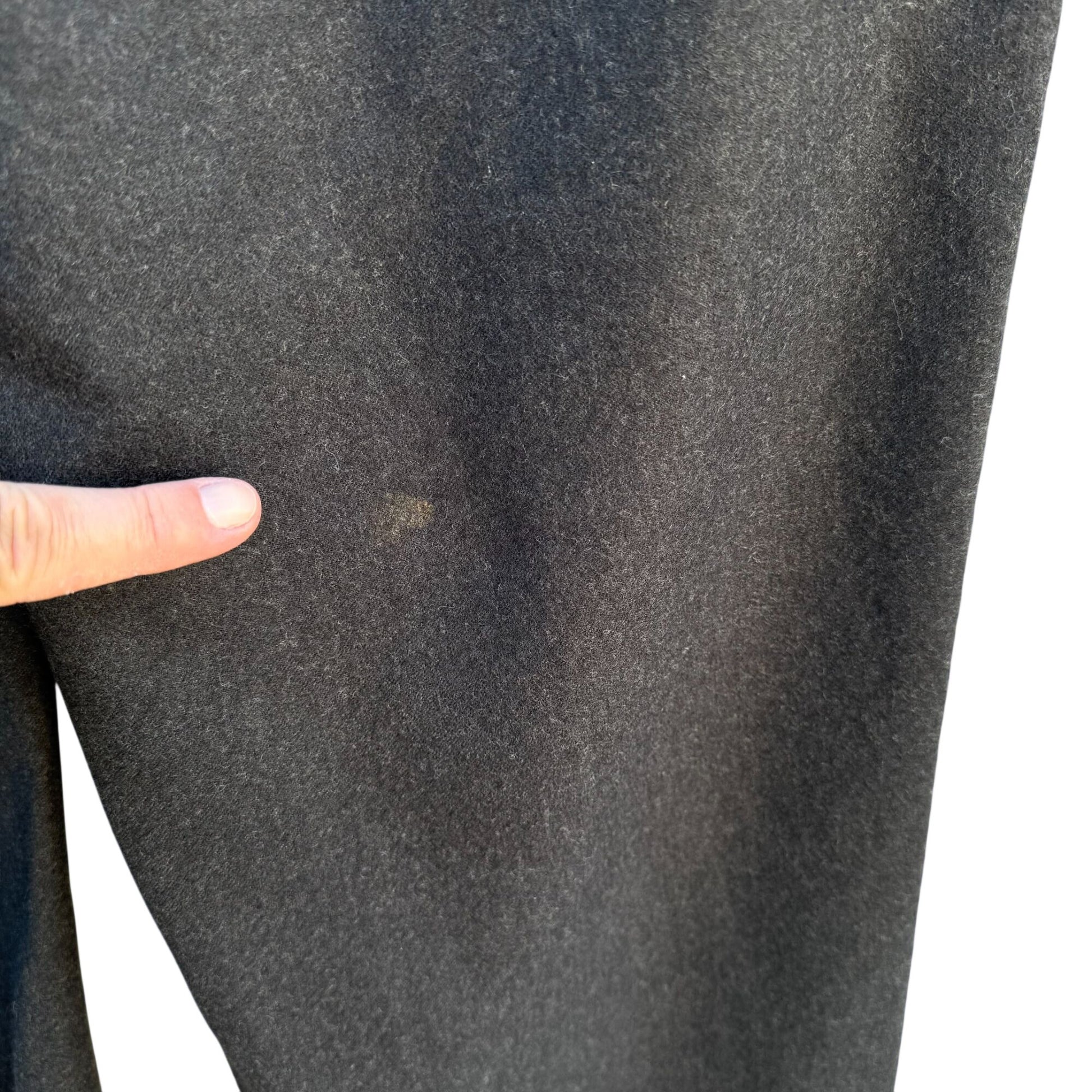 Sequel Louis Raphael Vintage Mens Wool Pleated Cuffed Charcoal Dress Pants 34