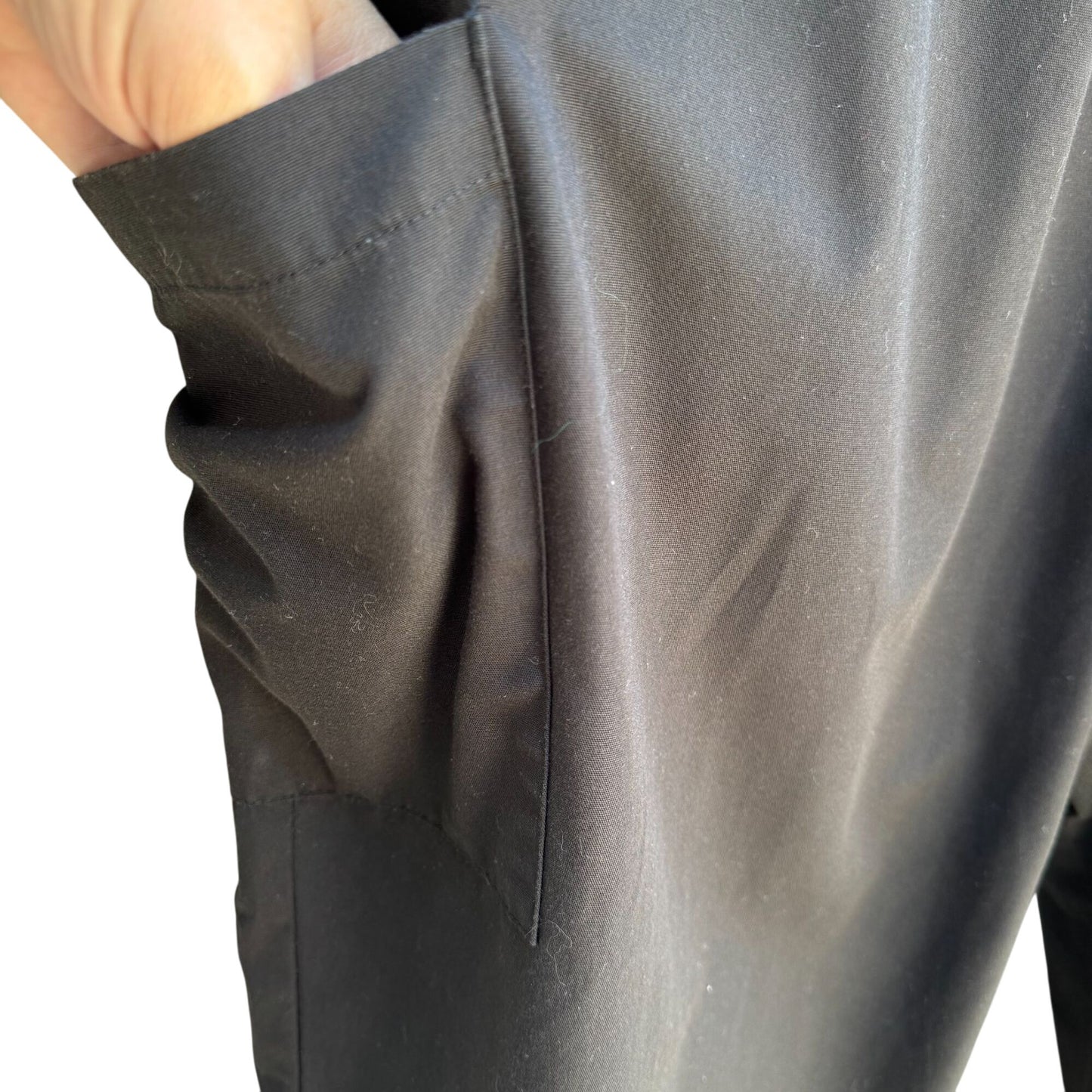 Dickies Mens Black Cargo Elastic Waist Scrub Uniform Pants 850506 BLKZ Style 4XL