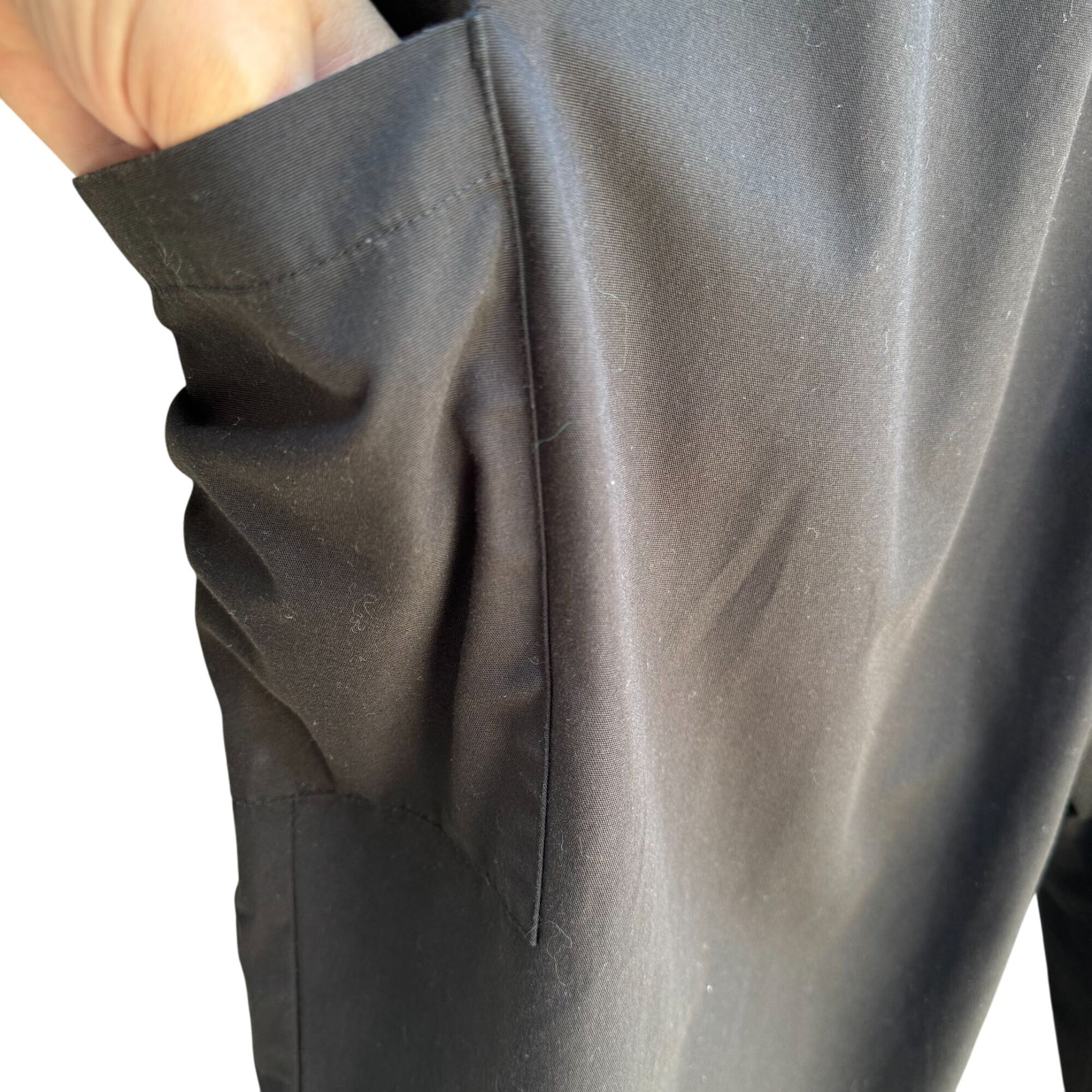 Dickies Mens Black Cargo Elastic Waist Scrub Uniform Pants 850506 BLKZ Style 4XL