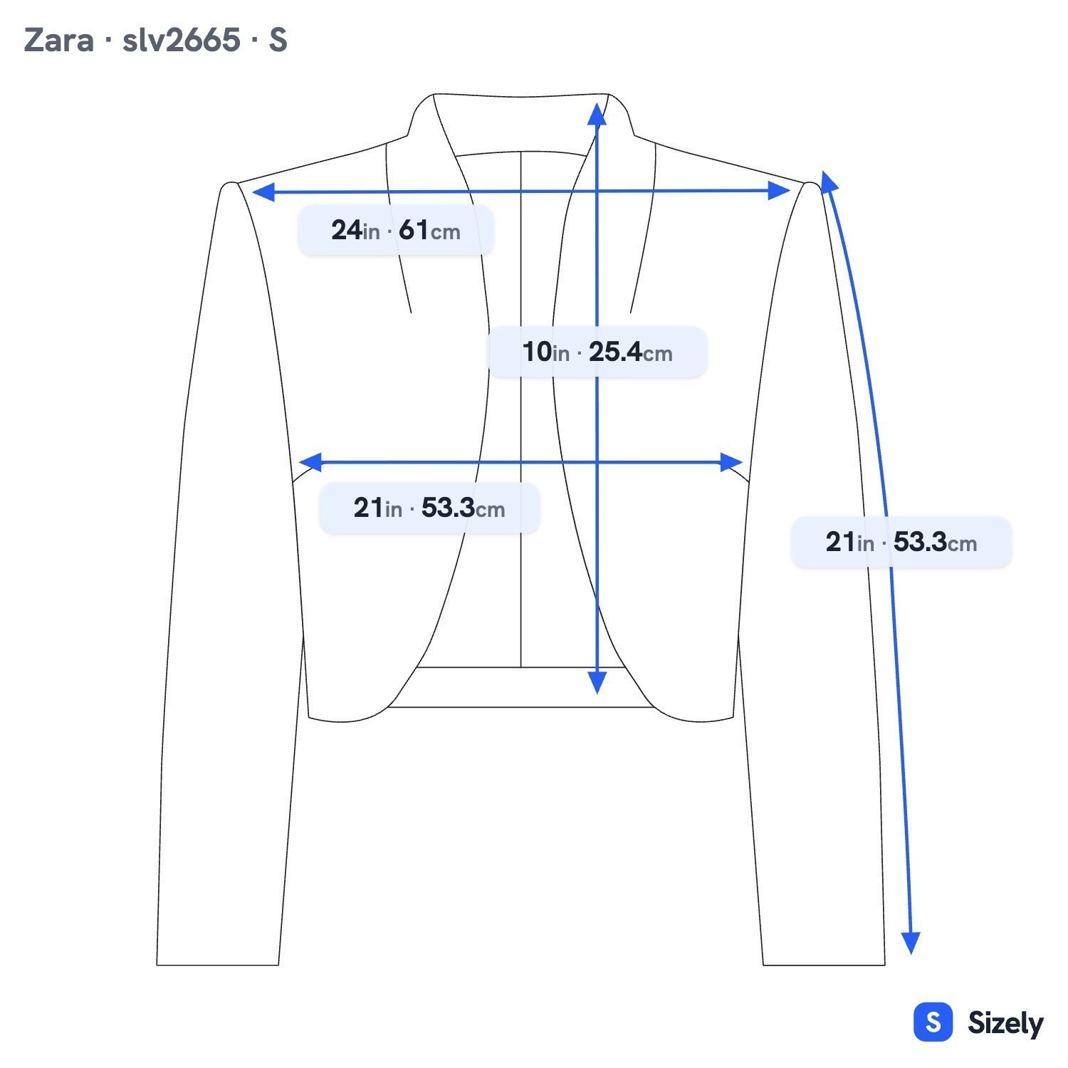 Zara Coquette Cottagecore Cable Knit Floral Embroidered Bolero Arm Warmer Top S