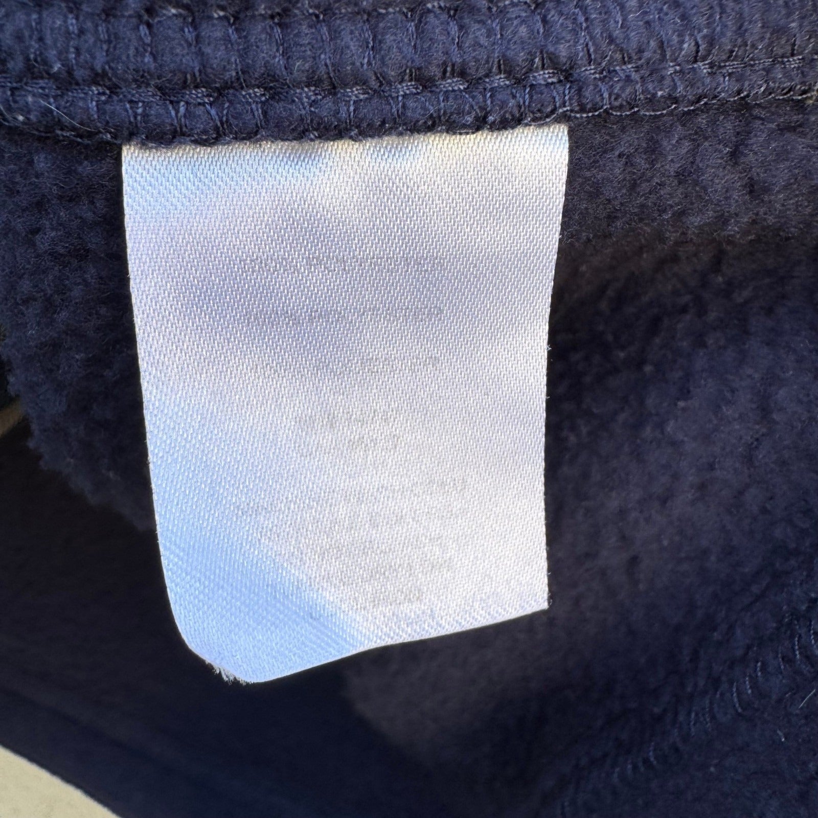 Bass Pro Shops Mens Navy Blue Full Zip Fleece Jacket Outdoor Hiking Size Large