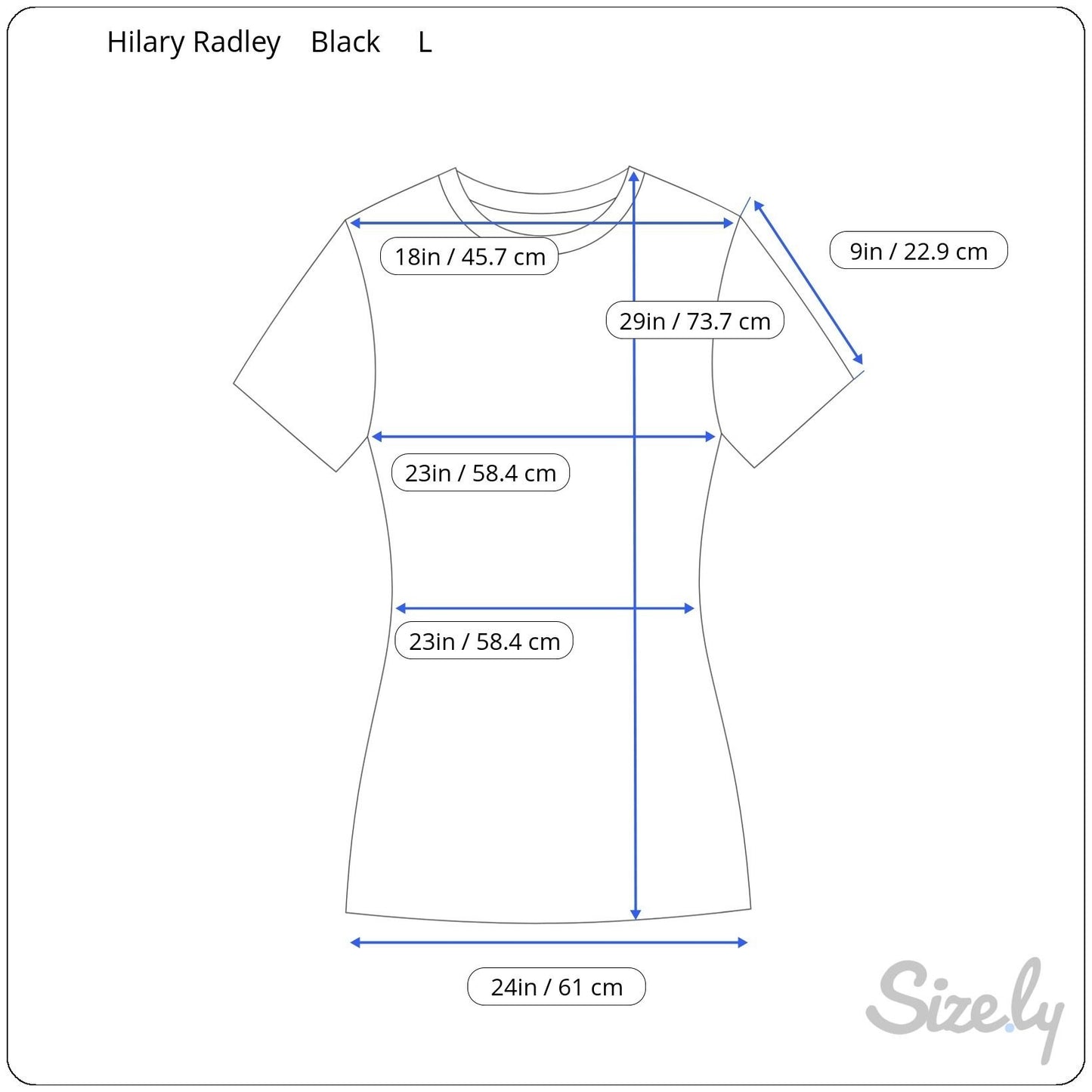 Hilary Radley Womens Black Polo Style Stretch Lightweight Short Sleeve Top L