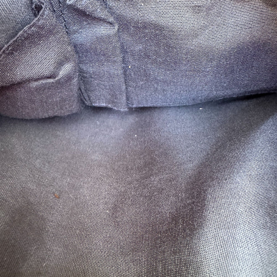 Giani Bernini Womens Navy Leather Tassel Accent Zip Close Crossbody Shoulder Bag