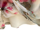 Switch Maggie Sweet Vintage Y2K Womens Floral Chiffon V-Neck Short Sleeve Midi Dress PS 3 image