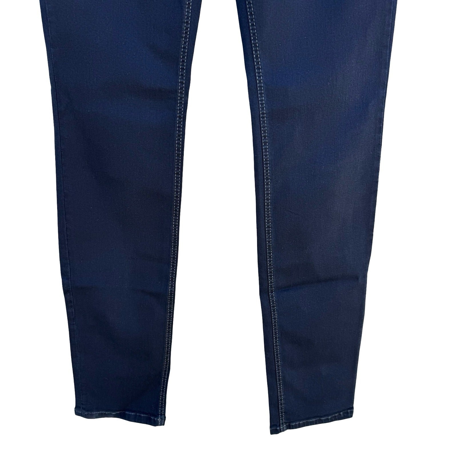 Cambio Jeans Parla Long Luxury Edition Dark Indigo Skinny Jeans Womens 12 NEW