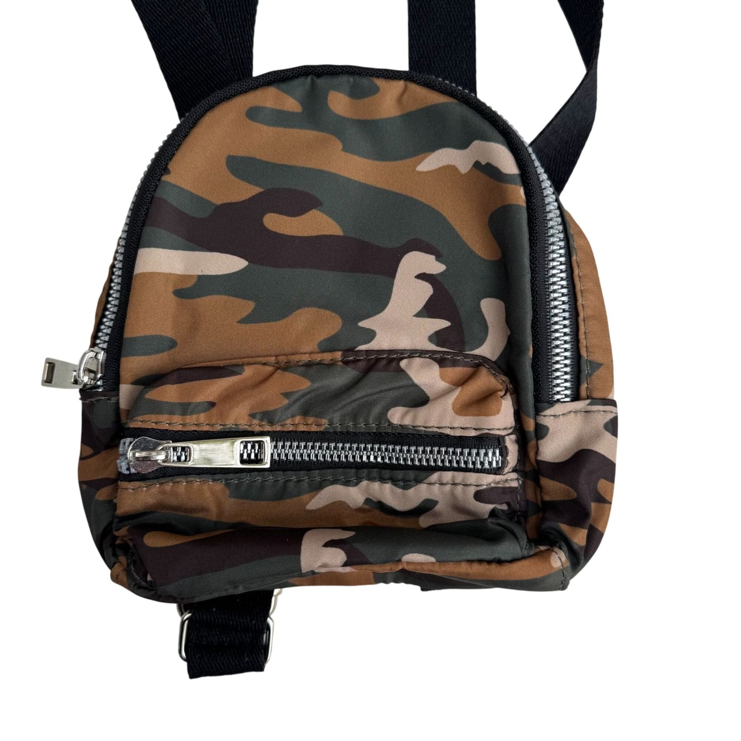 Camouflage Crossbody Mini Adjustable Straps & Zipper Pockets Kids Backpack