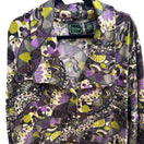 Switch Nicaya Abstract Psychedelic Boho Art To Wear Whimsigoth Fuzzy Knit Cardigan 1X 3 image