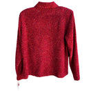 Switch Erin London Vintage Womens Red Boucle Button-Up Knit PreppyCardigan Jacket New S 3 image