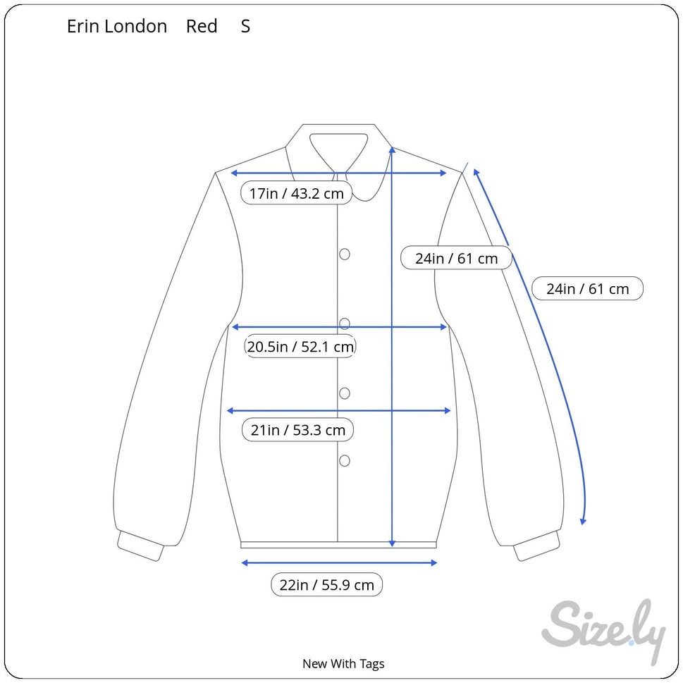 Erin London Vintage Womens Red Boucle Button-Up Knit PreppyCardigan Jacket New S