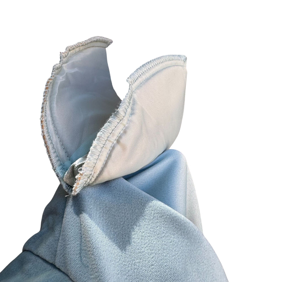 Lady Dorby Vintage Womens Preppy Pale Blue Office Professional Blazer Jacket 20W