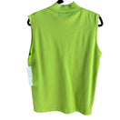 Switch Bobbie C Chartreuse Sleeveless Cotton Womens Preppy Casual Wear Shirt Top New M 2 image