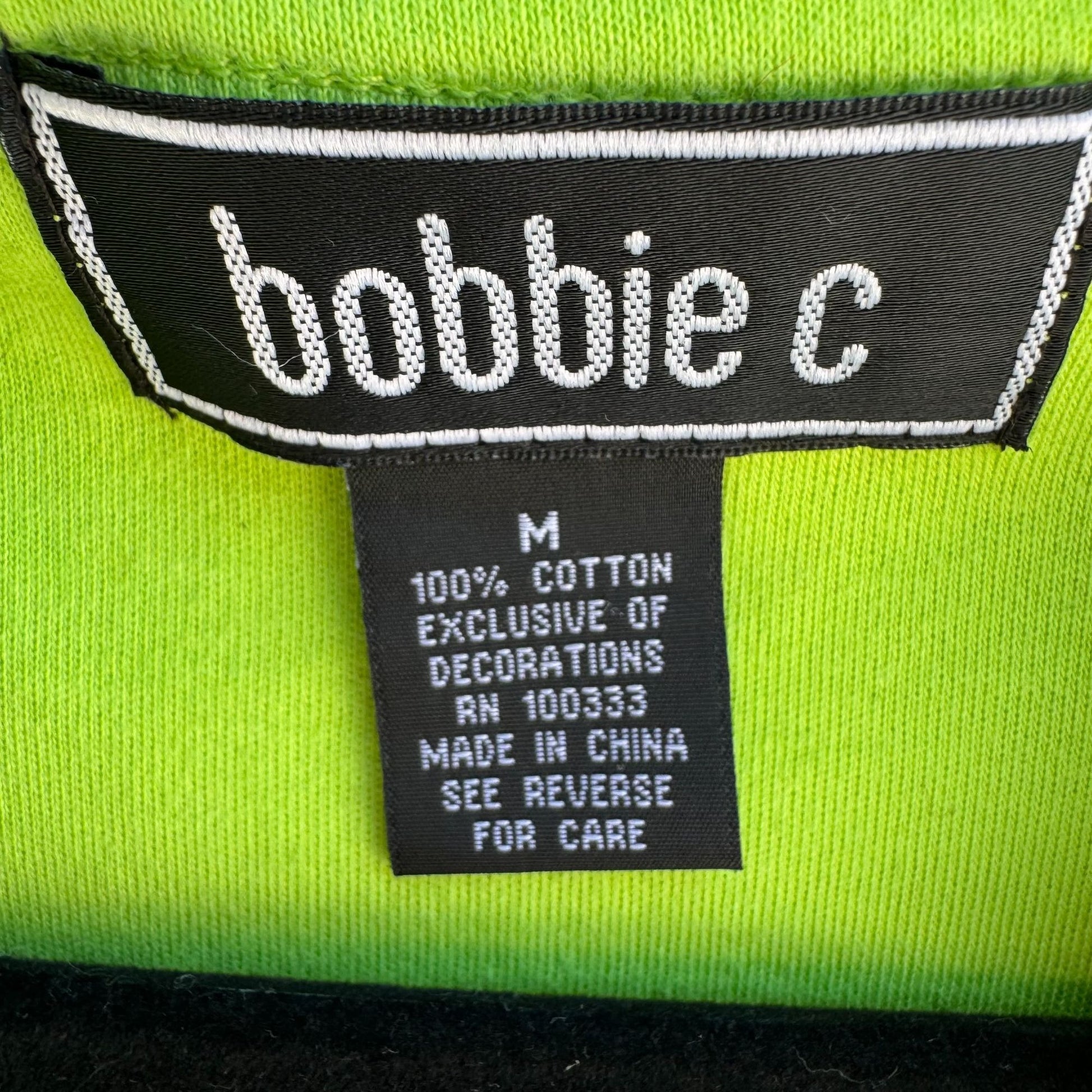 Bobbie C Chartreuse Sleeveless Cotton Womens Preppy Casual Wear Shirt Top New M