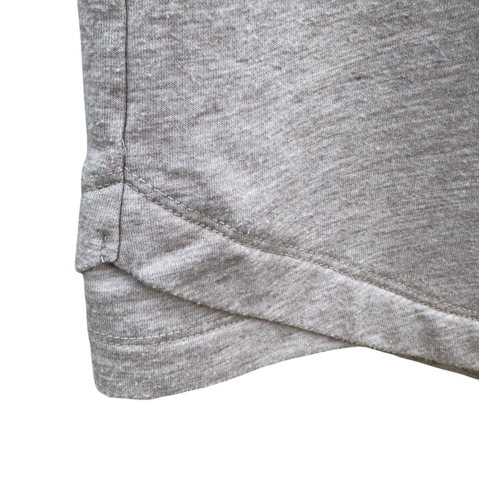 Pure J Jill Luxe Tencel Cowl Neck Tunic Dress Oatmeal Long Sleeve Pockets L