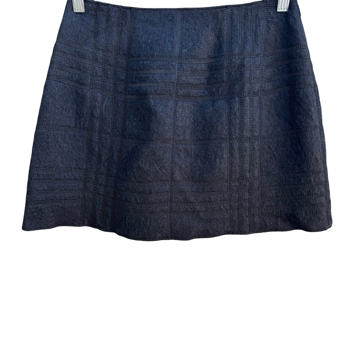 Cynthia's Closet Vintage Sample Preppy Grunge Twee Wool Plaid Micro Mini Skirt 6