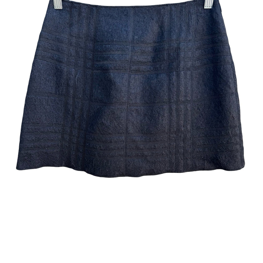 Cynthia's Closet Vintage Sample Preppy Grunge Twee Wool Plaid Micro Mini Skirt 6