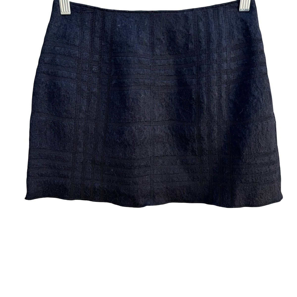 Cynthia's Closet Vintage Sample Preppy Grunge Twee Wool Plaid Micro Mini Skirt 6