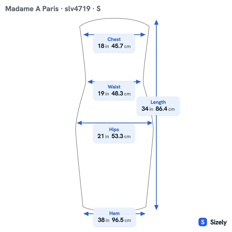 Madame A Paris Feminine French Girl Beachy Strapless Cotton Ruffle Midi Dress S