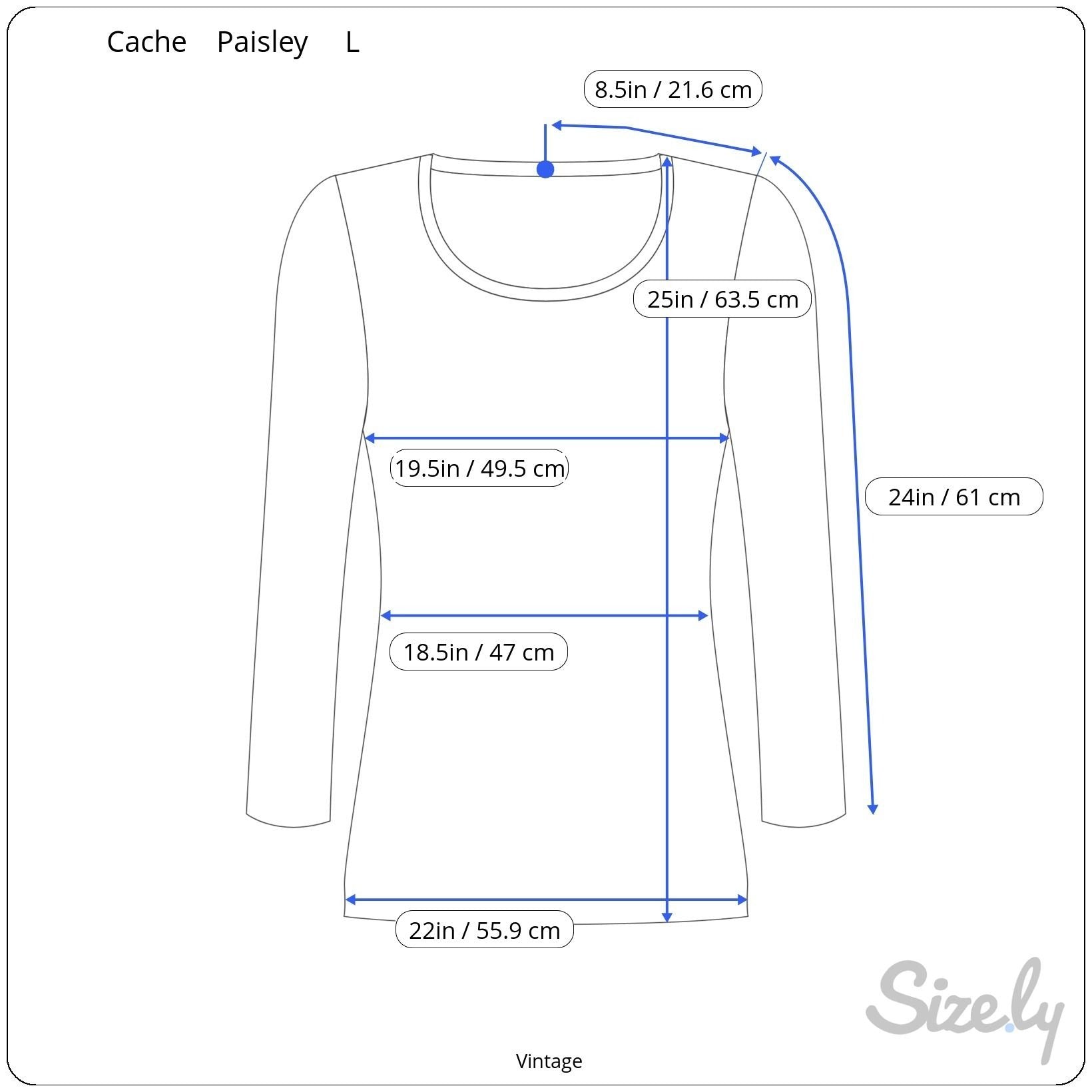 Cache Long Sleeve V-Neck Paisley Print Metal Beaded Stretch Shirt Blouse Top L