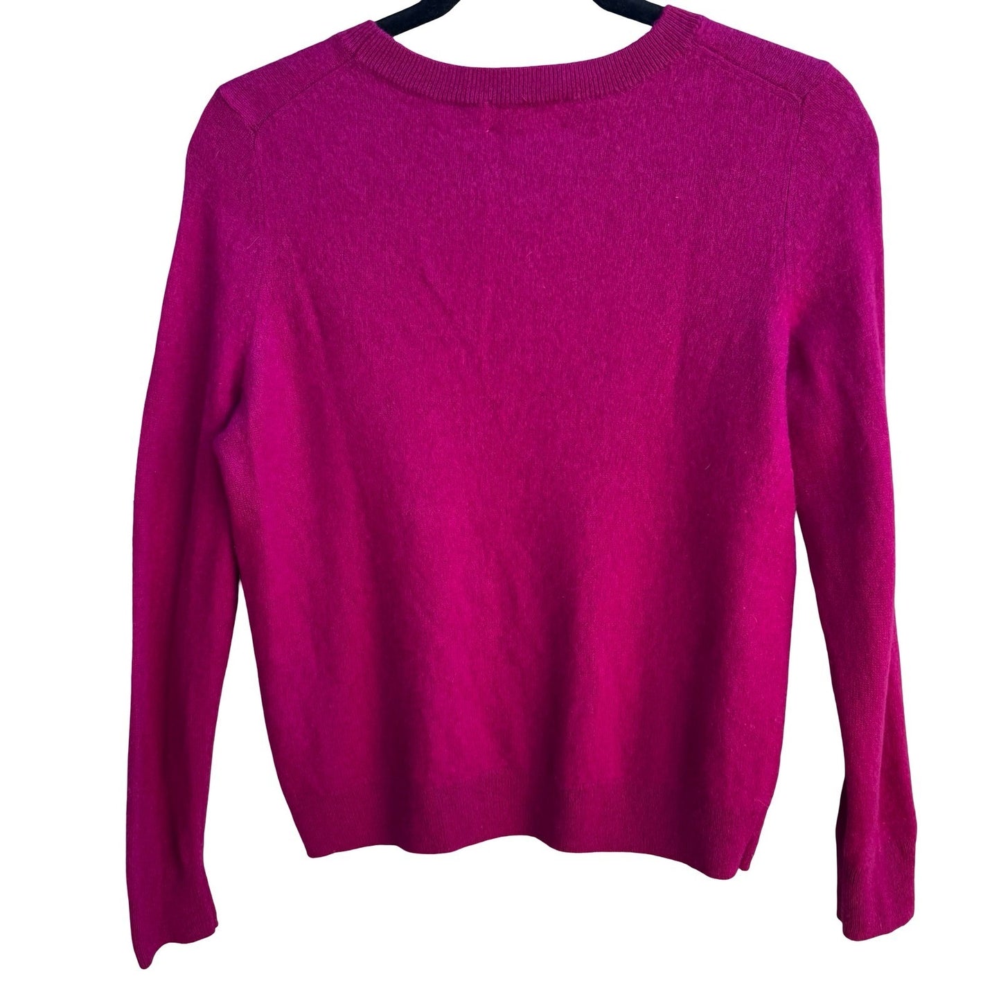 Nordstrom 100% Cashmere Quiet Luxury Minimalist Soft Girl Preppy Sweater Pink XL