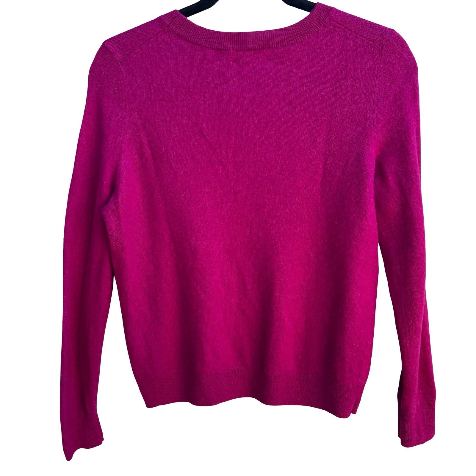 Nordstrom 100% Cashmere Quiet Luxury Minimalist Soft Girl Preppy Sweater Pink XL