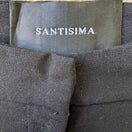 Switch Santisima Vintage Y2K 90s Minimalist Black Wool Blend Tailored Flare Leg Pants 4 2 image