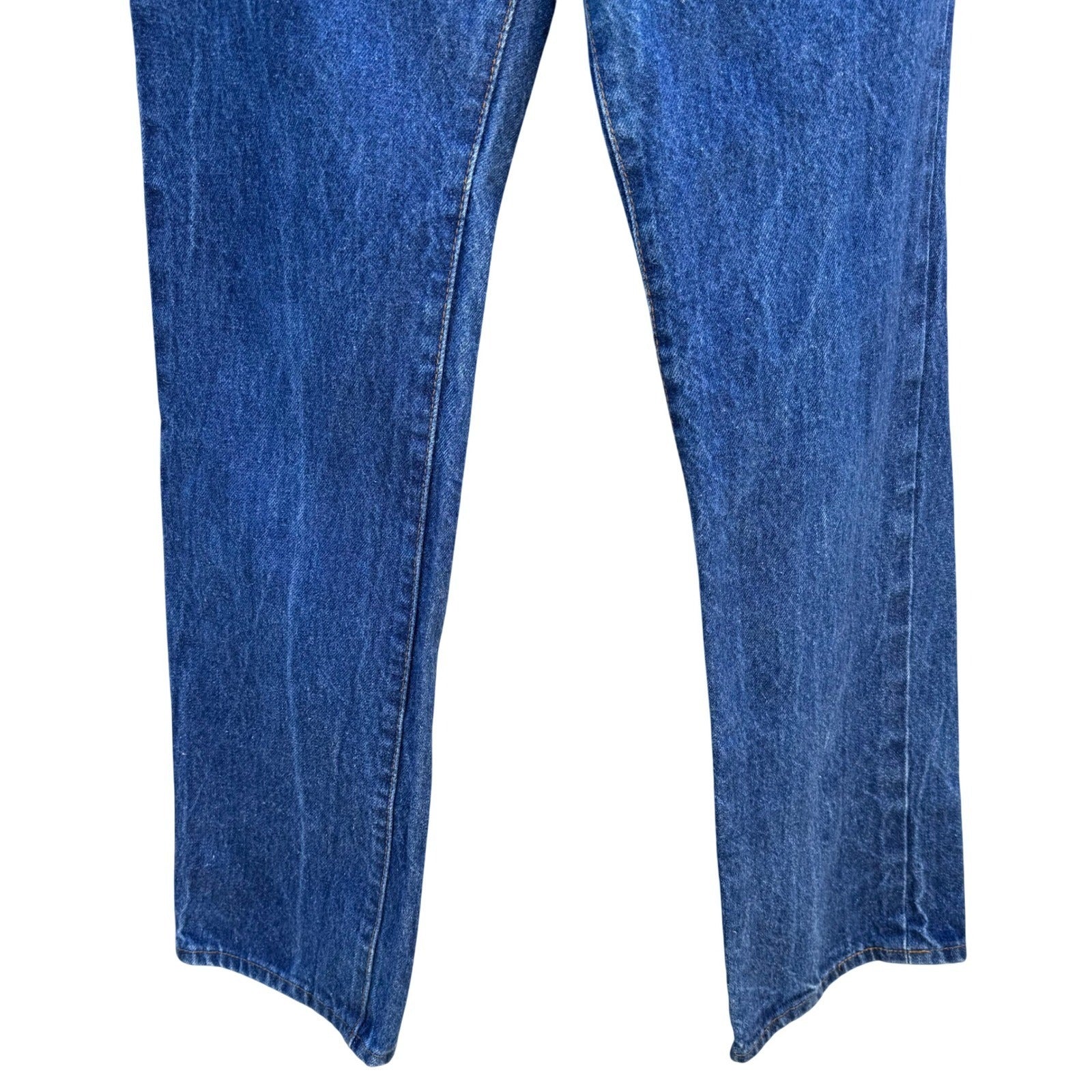 Levis 501 Vintage 80s Straight Leg Jeans Blue Medium Wash Button Fly Denim Pants