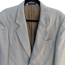 Switch Venezia Vintage Mens Tan Two Button Single Breasted Herringbone Blazer Jacket 36 3 image