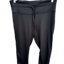 Switch All in Motion XL Black Athletic Leggings White Side Stripe Drawstring Gym Pants 3 image