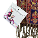 Switch Bellissima Accessories Paisley Jacquard Scarf Blue Red Fringed Pashmina Wrap NEW 2 image