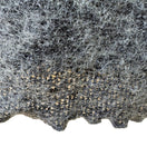 Switch Doki-Geki Y2K Minimalist Fuzzy Knit Semi Sheer Slim Fit Turtleneck Grey Sweater 3 image