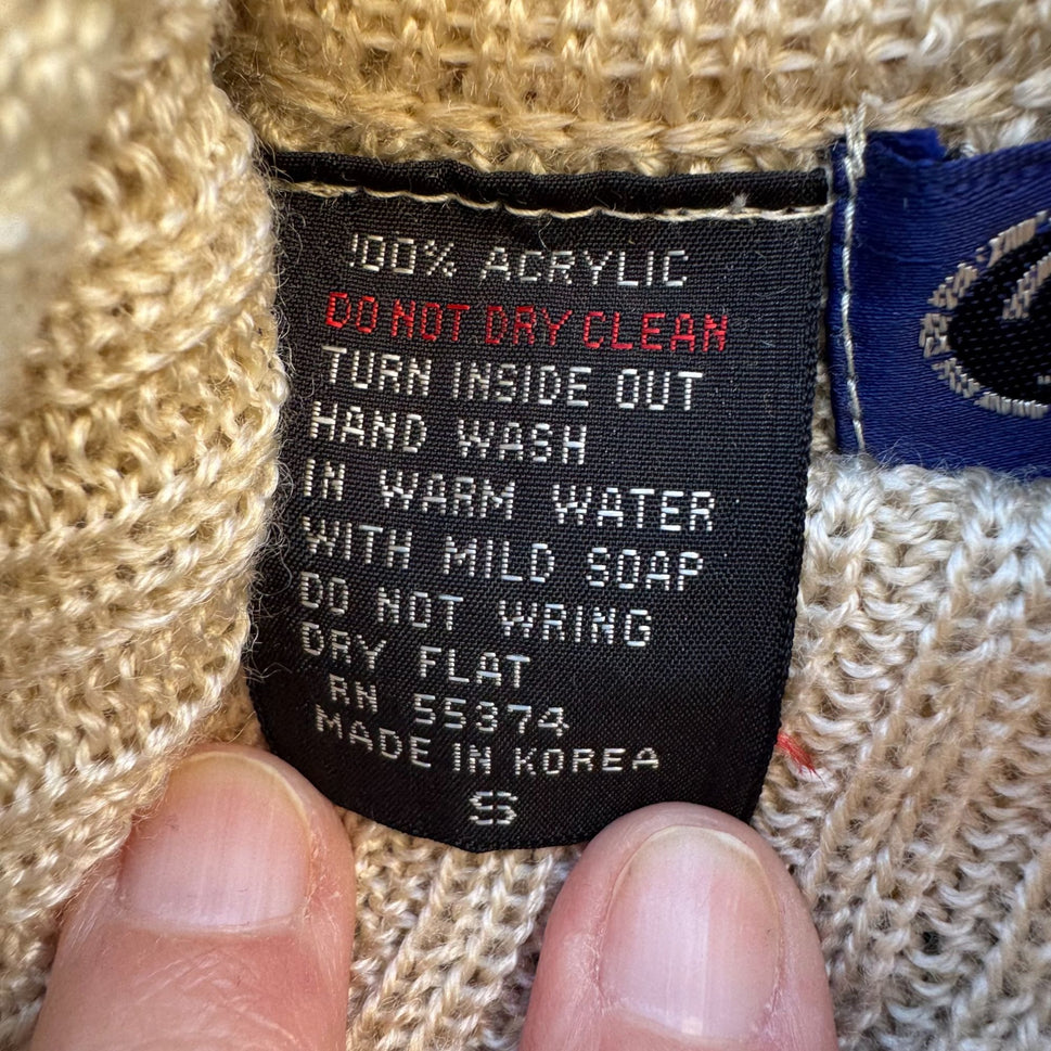 20 Ans Knits Mariea Kim Vintage Floral Embroidered Turtleneck Sweater Cottage