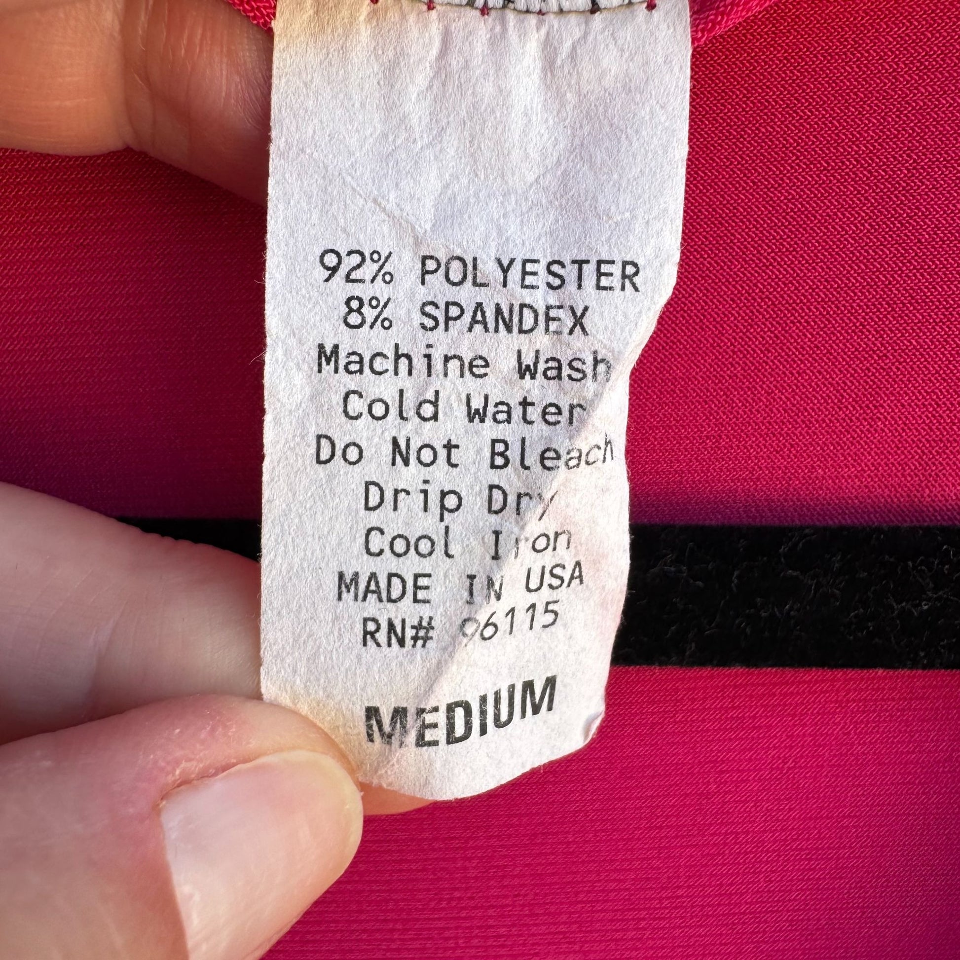 Double Take Vintage Y2K Womens Hot Pink Ruffle V-Neck Sleeveless Top Blouse M