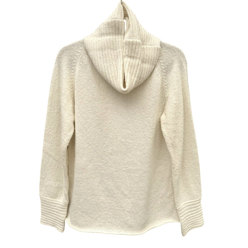 Terry Lewis Classic Luxuries Ribbed Knit Cowl Neck Sweater S Preppy Lagenlook