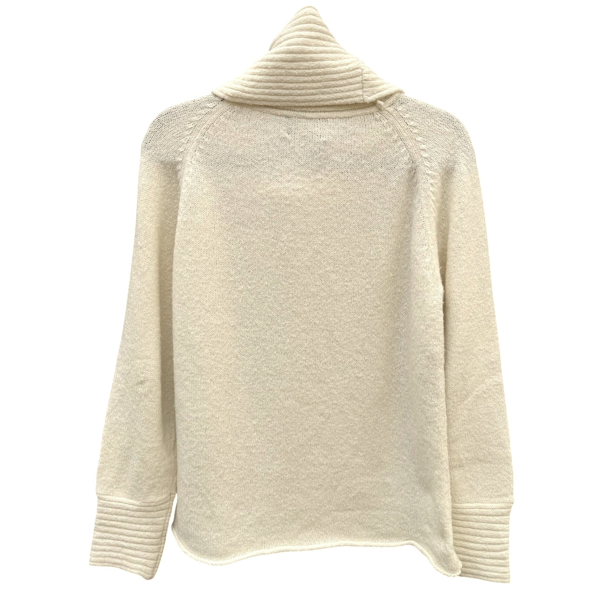 Terry Lewis Classic Luxuries Ribbed Knit Cowl Neck Sweater S Preppy Lagenlook