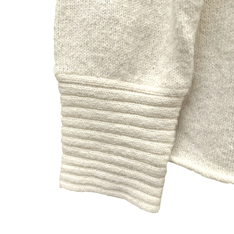 Terry Lewis Classic Luxuries Ribbed Knit Cowl Neck Sweater S Preppy Lagenlook