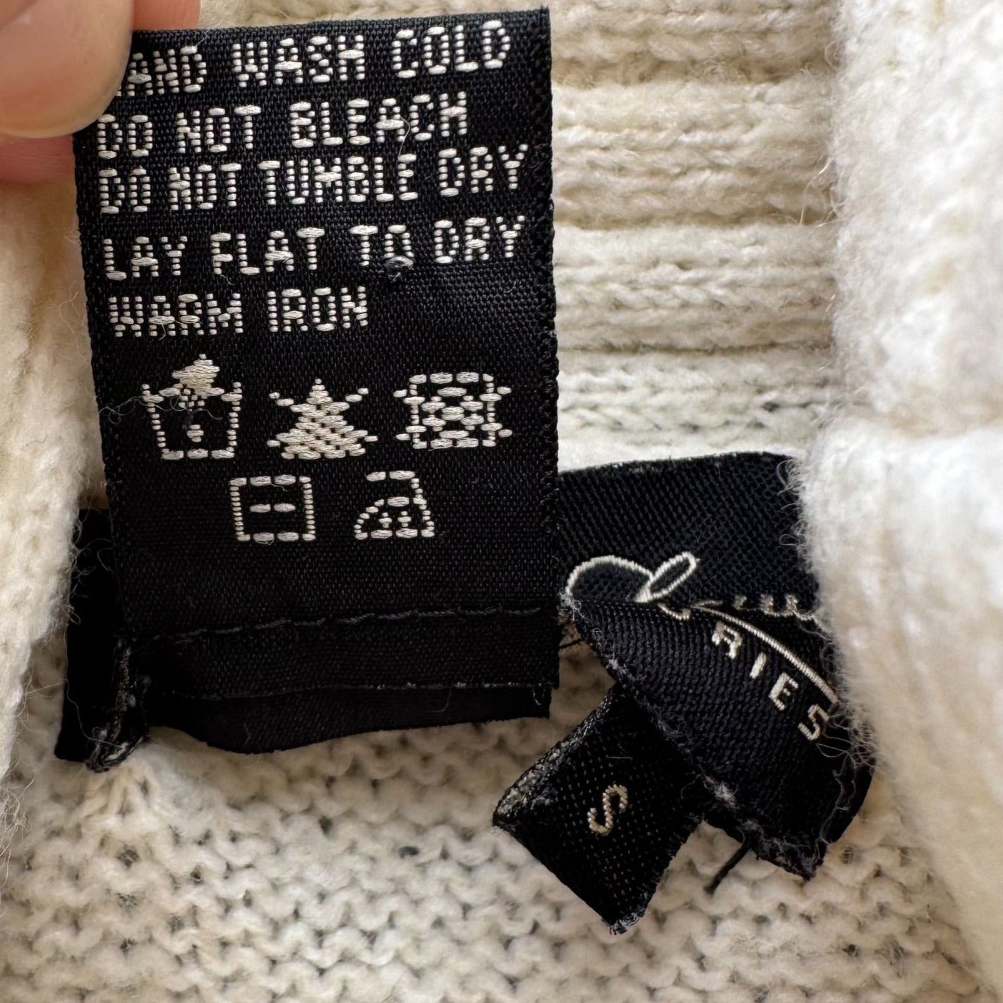 Terry Lewis Classic Luxuries Ribbed Knit Cowl Neck Sweater S Preppy Lagenlook