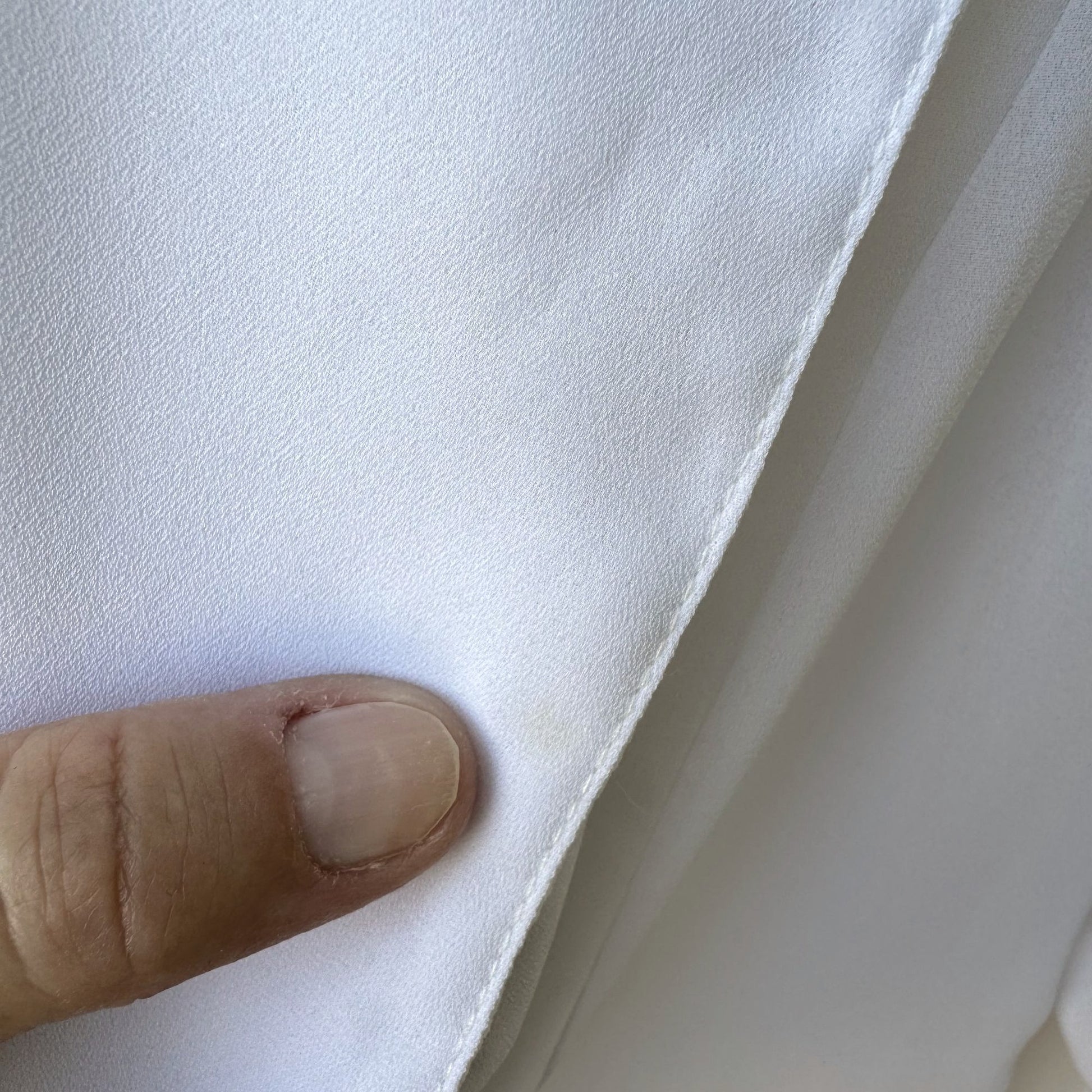 Contempo Casuals Vintage Expose Womens Flowy White Tie Front Fairy Witchy Top L