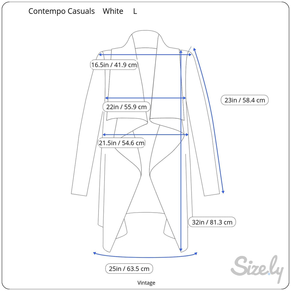 Contempo Casuals Vintage Expose Womens Flowy White Tie Front Fairy Witchy Top L