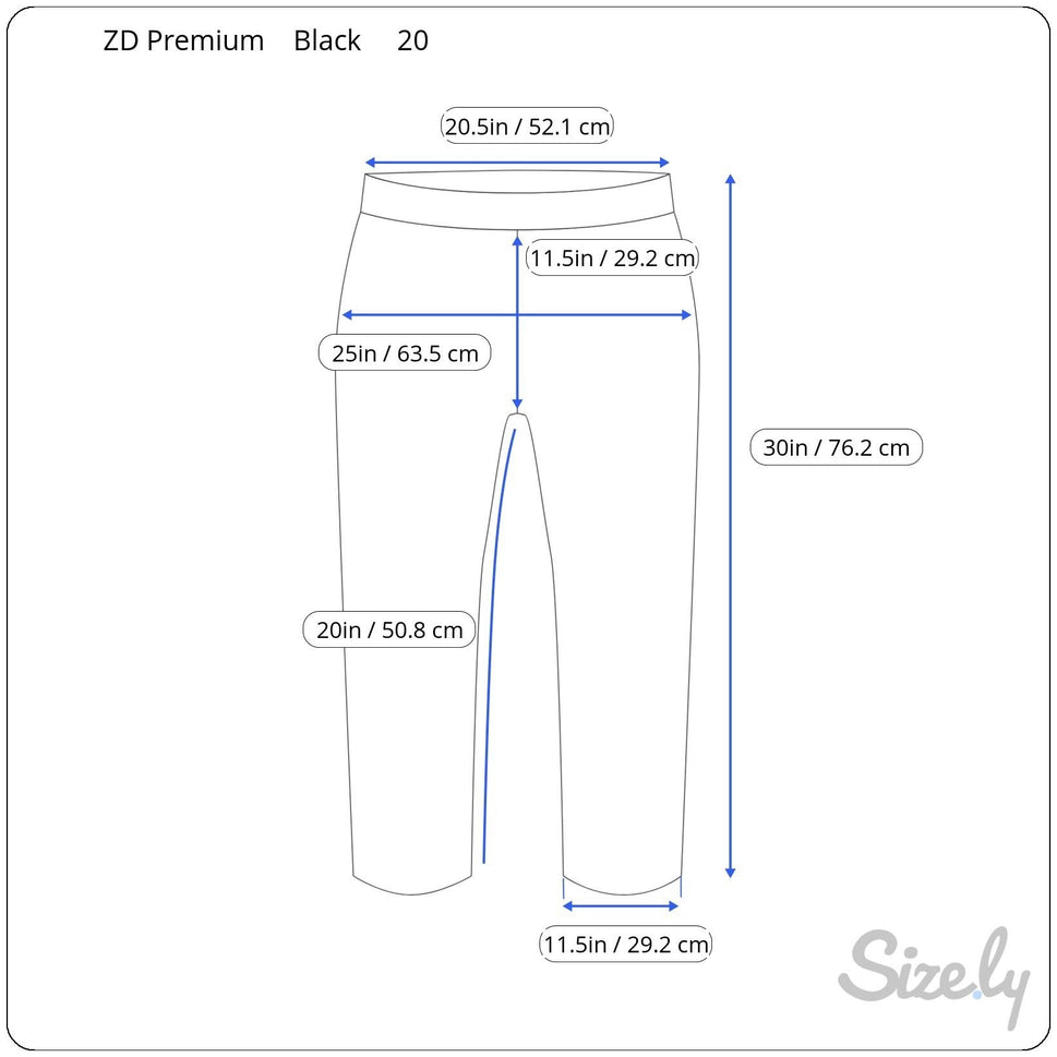 ZD Premium Womens Black Button Pockets Drawstring Hem Cropped Cargo Pants 20