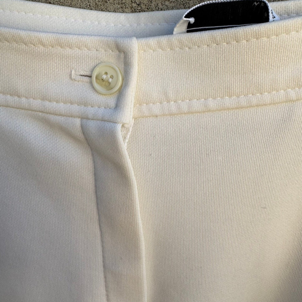 Act III Vintage Mod Minimalist High Waisted Old Money Careerwear Wide Leg Pant L