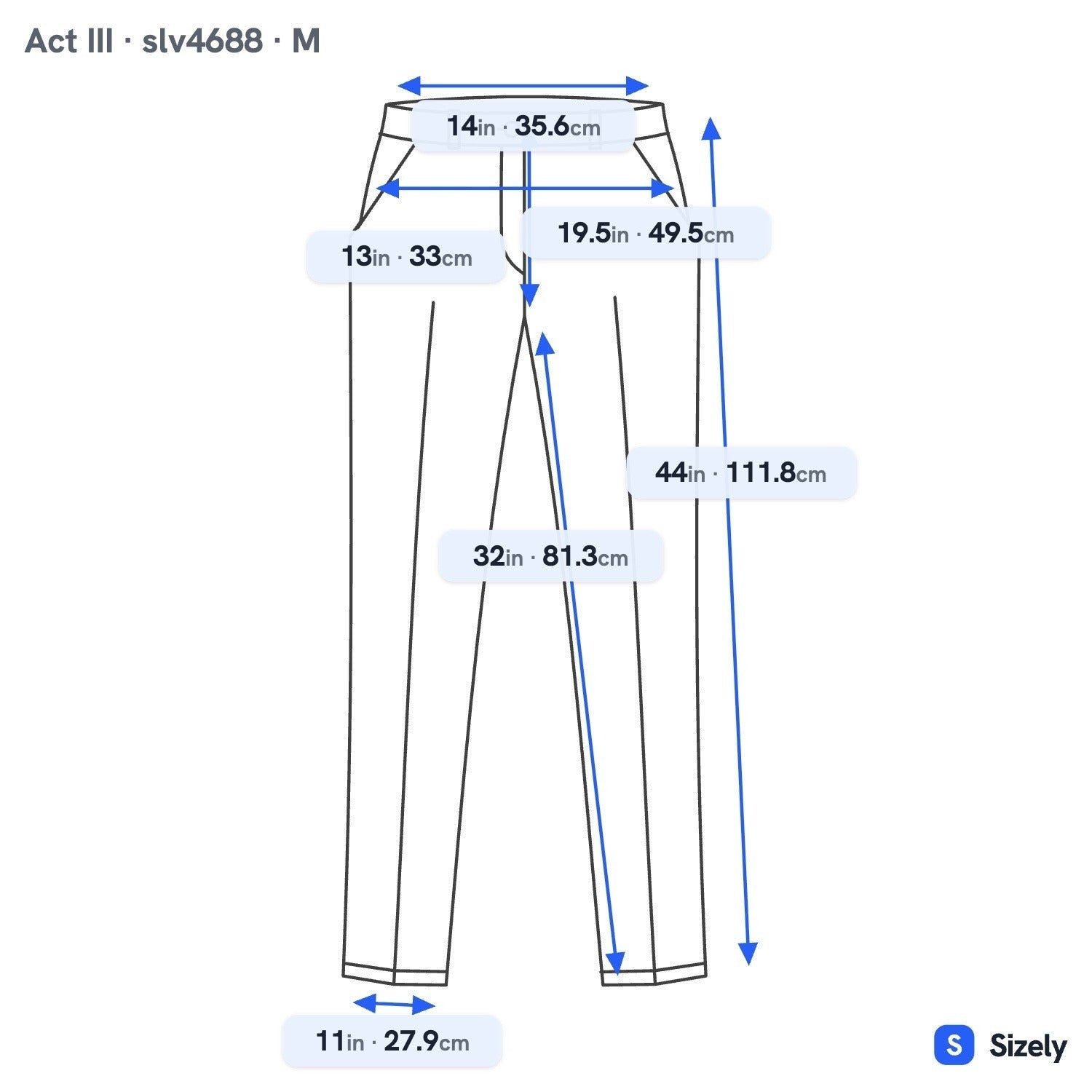 Act III Vintage Mod Minimalist High Waisted Old Money Careerwear Wide Leg Pant L