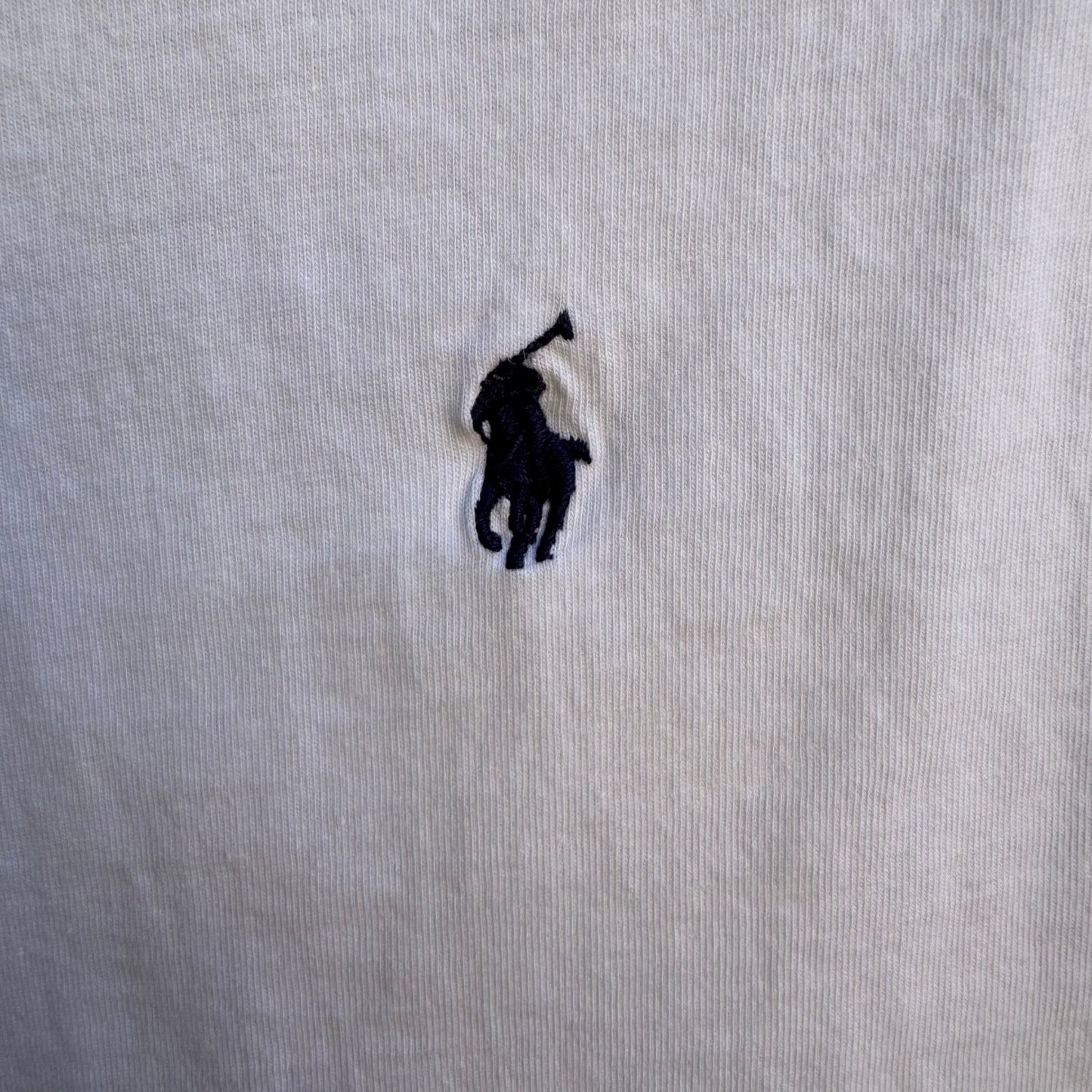 Polo Ralph Lauren Preppy Sporty Cotton Short Sleeve Pony Logo Shirt White Boys L