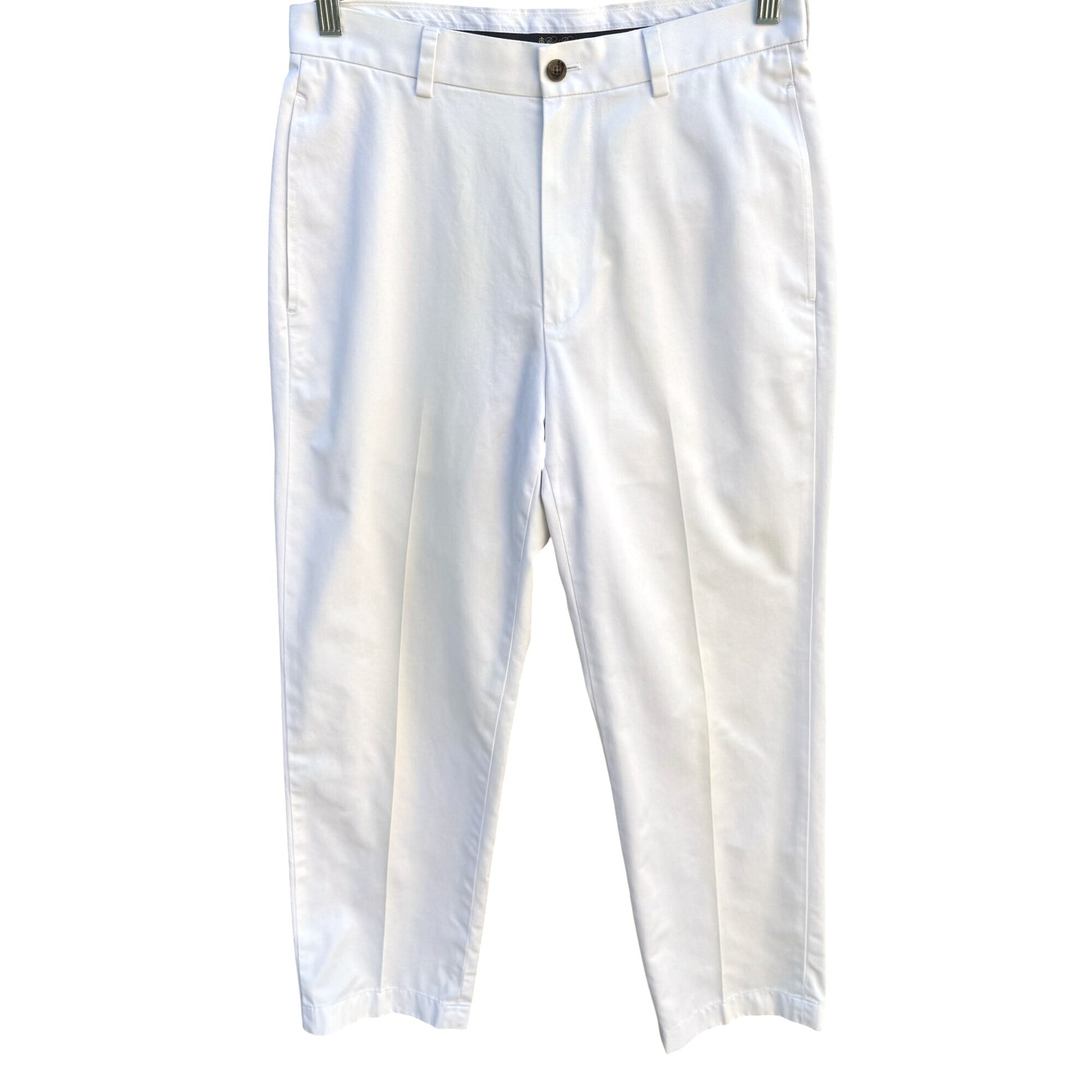 Brooks Brothers Hudson Lightweight Advantage Chino Pants W30/L30 Mens Flat Front
