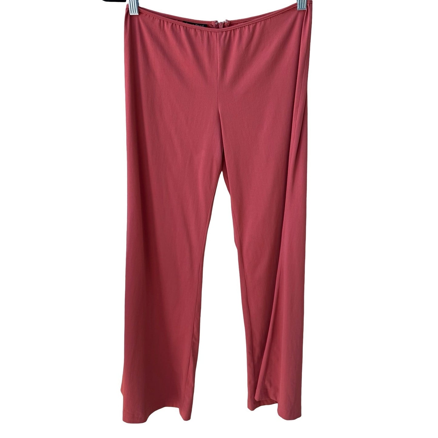 Jean Paul Gaultier Femme Vintage Wool Wide Leg Pants Terracotta USA 8 IT 42