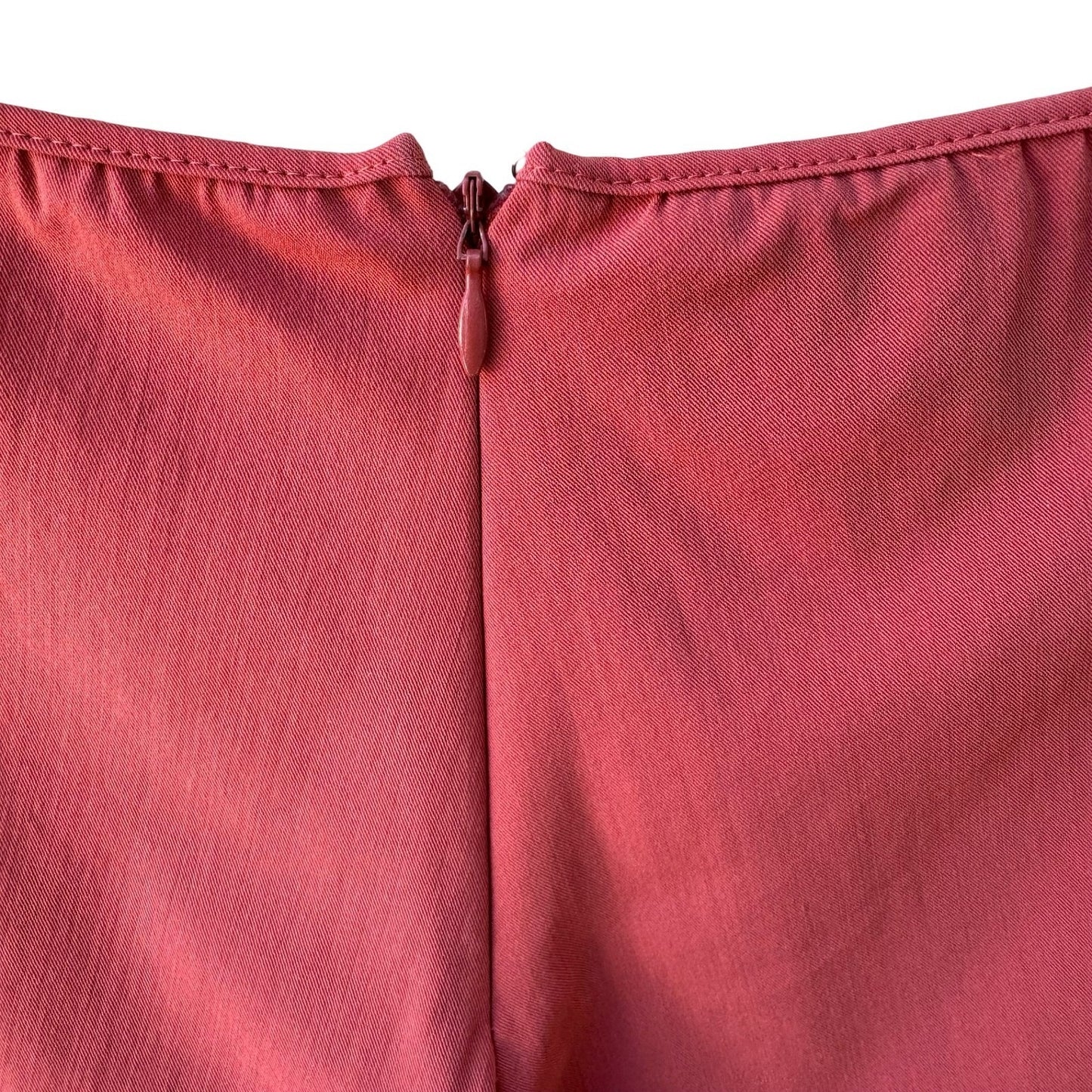 Jean Paul Gaultier Femme Vintage Wool Wide Leg Pants Terracotta USA 8 IT 42