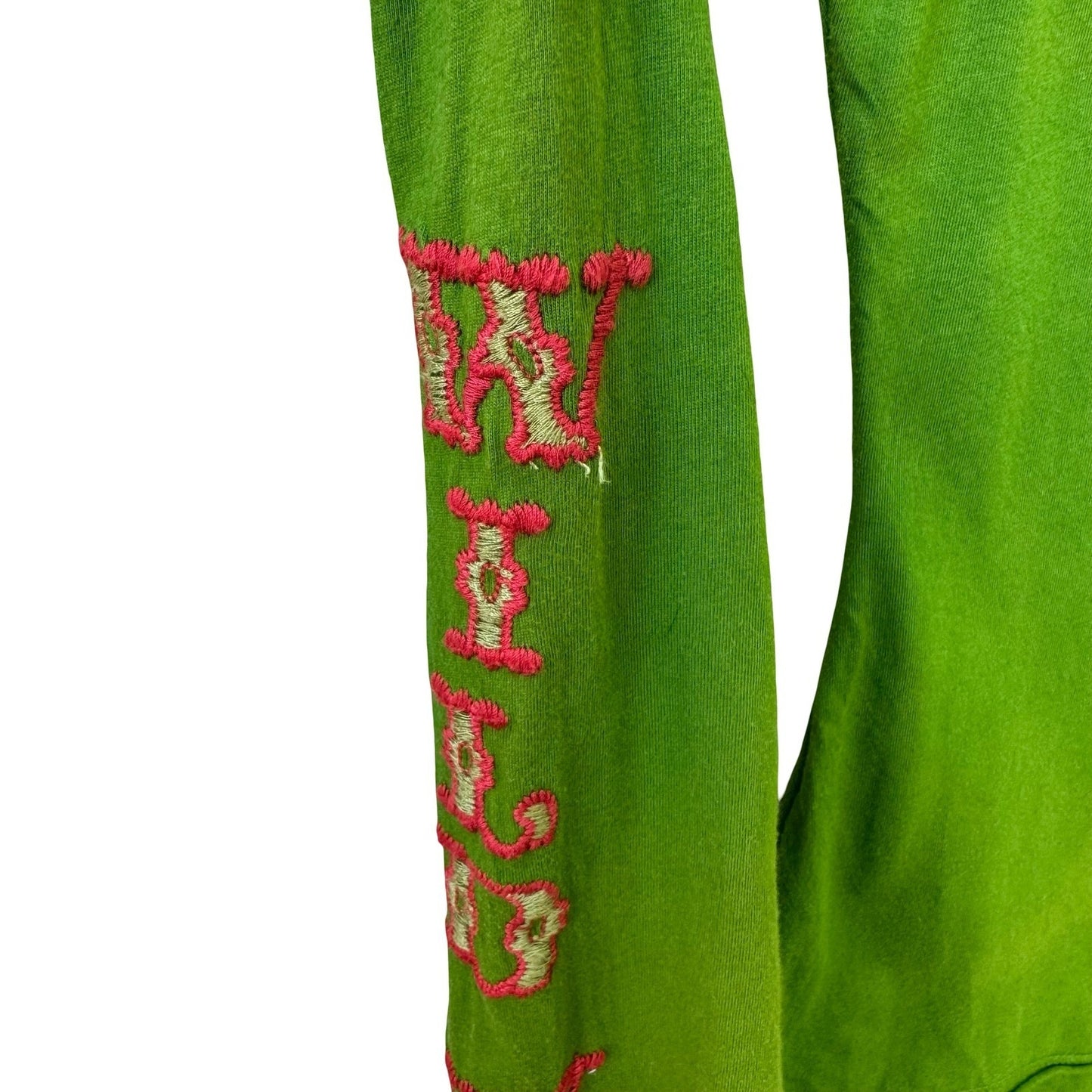 Johnny Was JW Los Angeles Y2K 90s Boho Floral Embroidered Top Wild Wild West XS