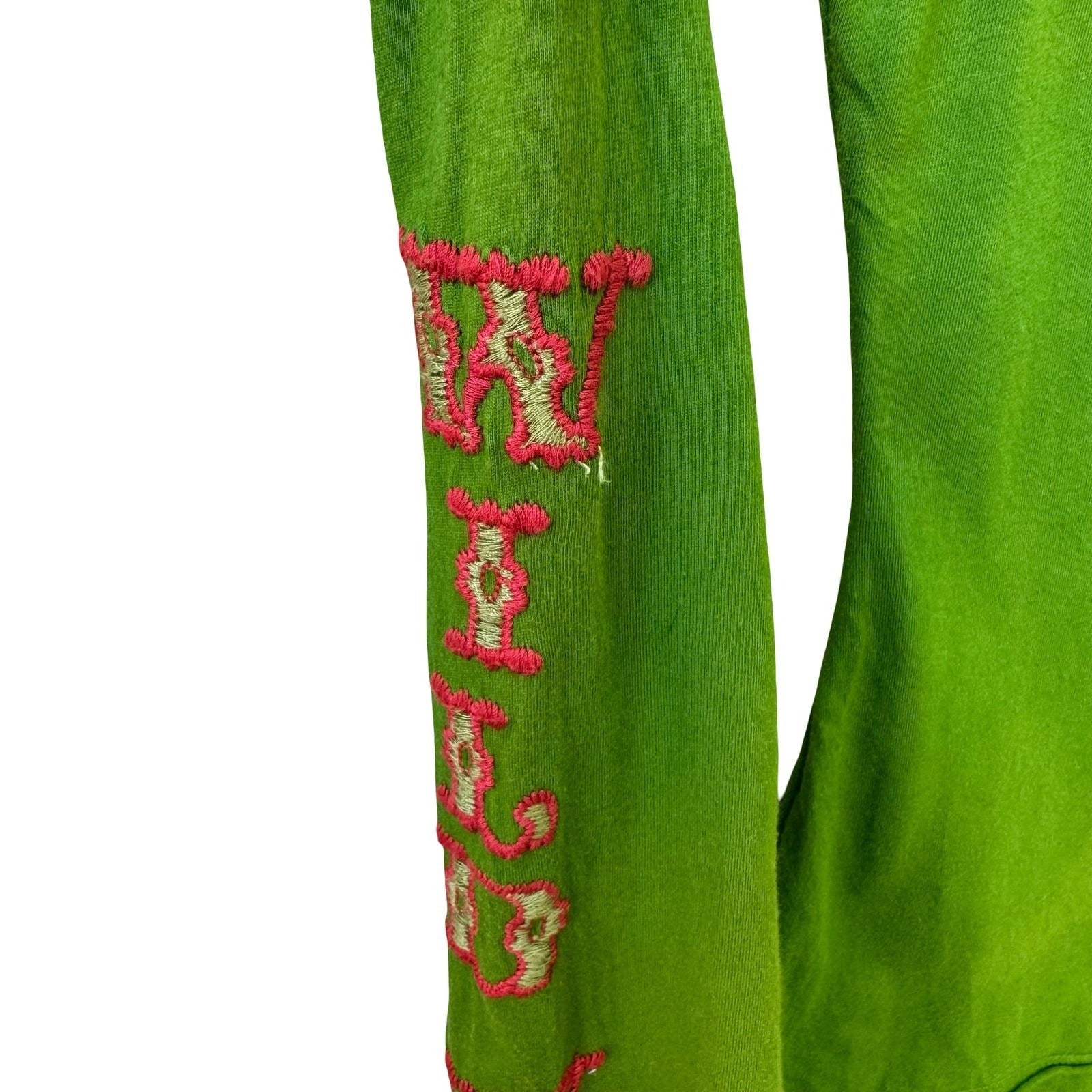 Johnny Was JW Los Angeles Y2K 90s Boho Floral Embroidered Top Wild Wild West XS